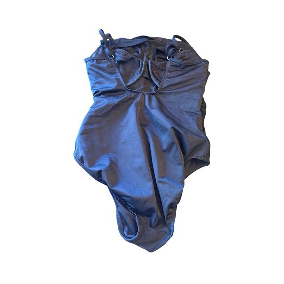 Miraclesuit Womens One-Piece Swimsuit Size 14 Black Nylon & Lycra Blend - Picture 3 of 8